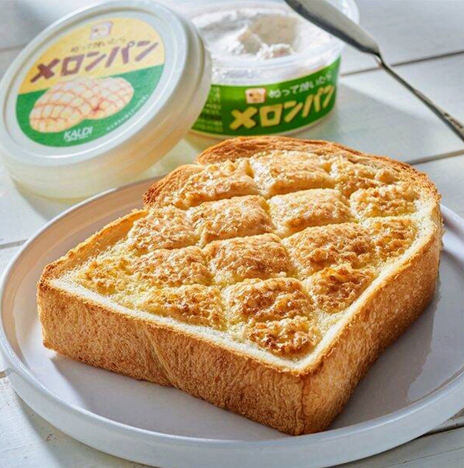 KALDI Melon Bread Spread 110g – Enjoy toast that tastes like melon pan – Japan