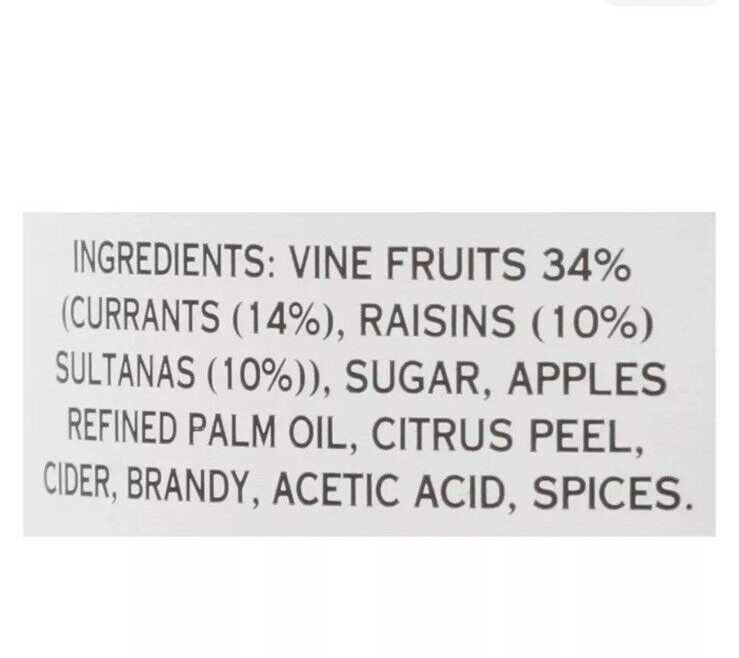 Tiptree England MINCEMEAT Mixed Fruits 11 Oz (2 Pack) DEC 2027