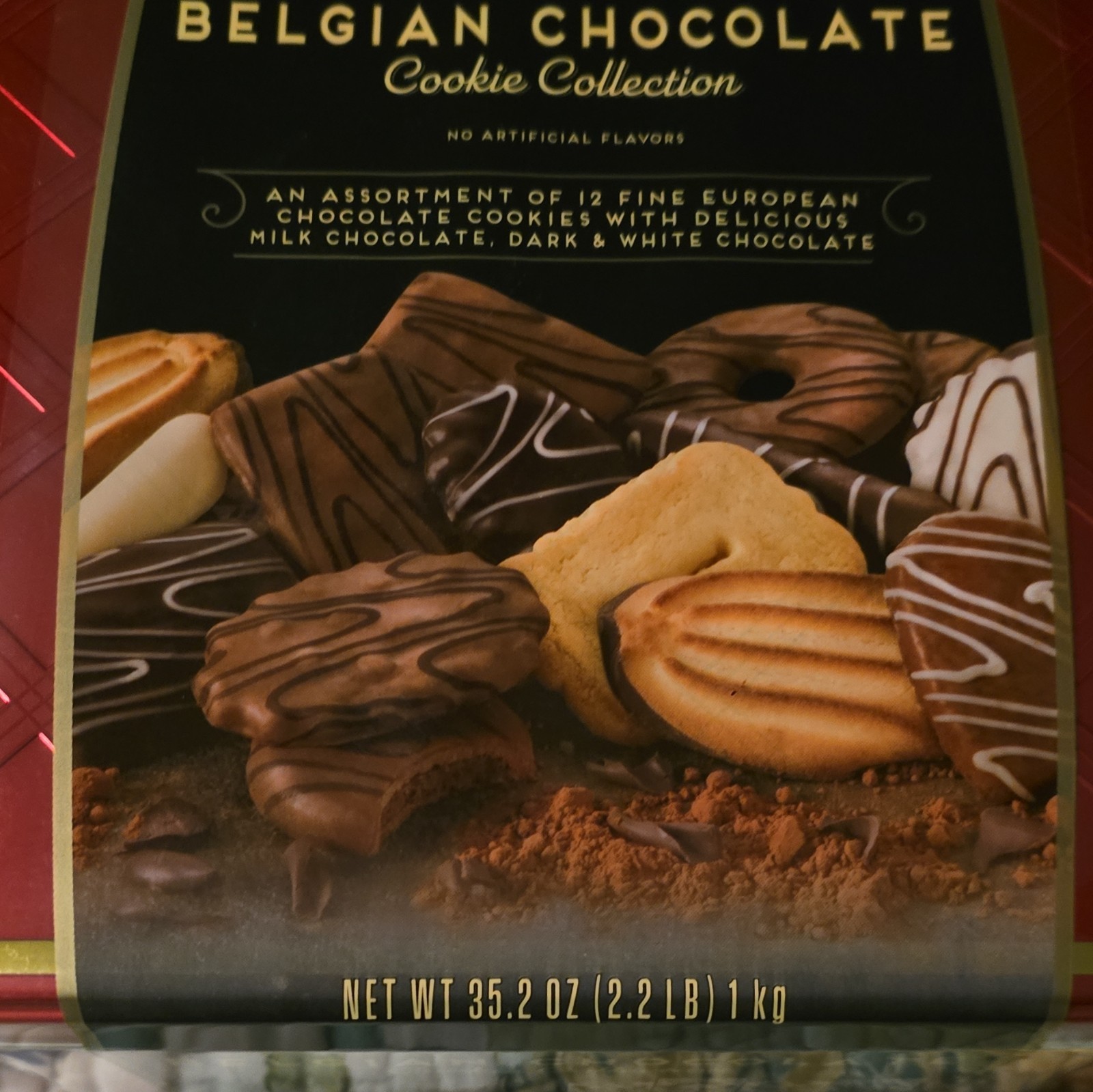 Member’s Mark Belgian Chocolate Cookie Collection Tin 1 kg