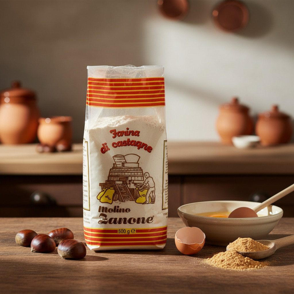 Molino Zanone Chestnut Flour 17.6oz (500g) – Italian Gluten-Free Natural Flour
