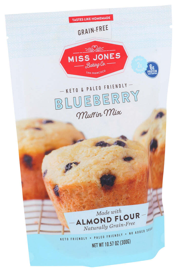 Miss Jones Baking Co Muffin Mix Blueberry Keto Gluten Free 10.57 Oz Pack Of 1