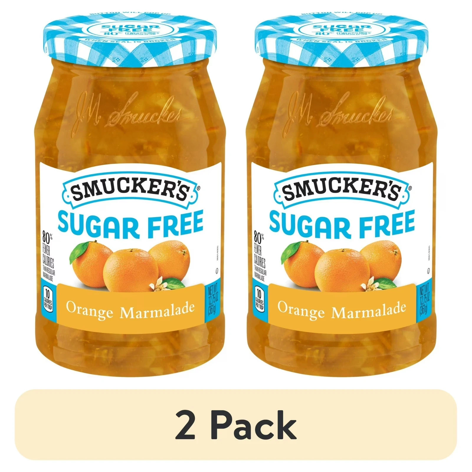 (2 pack) Smucker’s Sugar Free Orange Marmalade, 12.75 oz