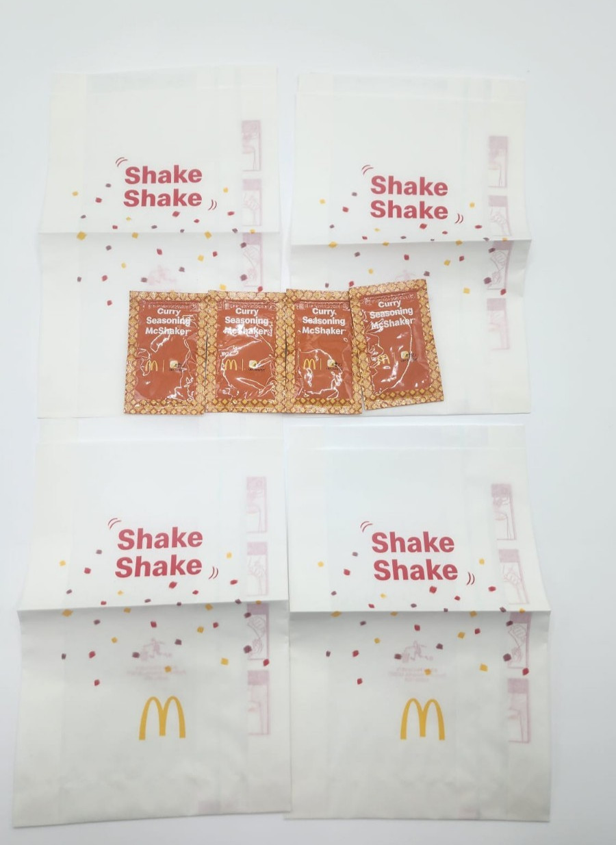 Singapore McDonald’s x Old Chang Kee Curry Shaker Fires Seasoning set of 4 2026