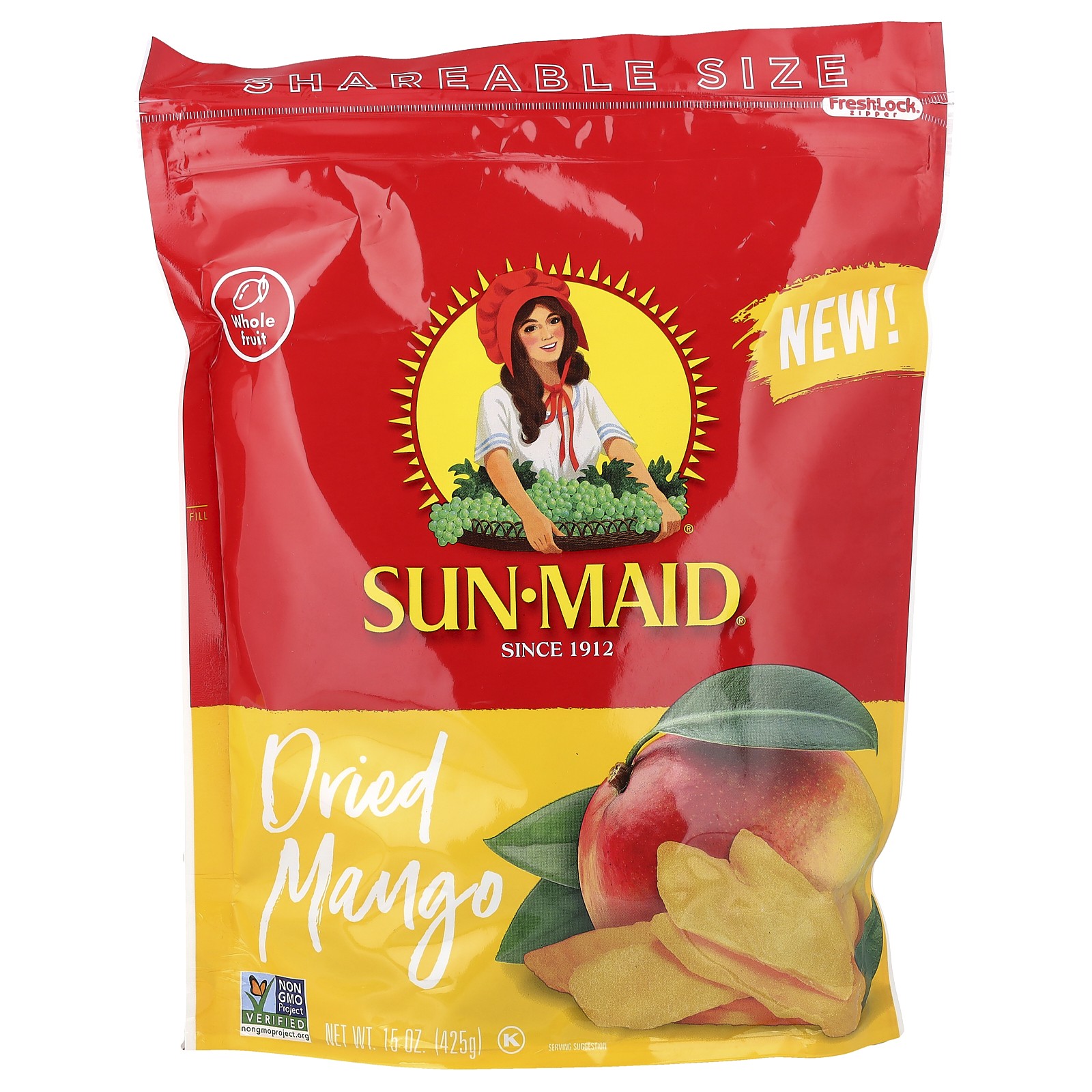 Dried Mango, 15 oz (425 g)