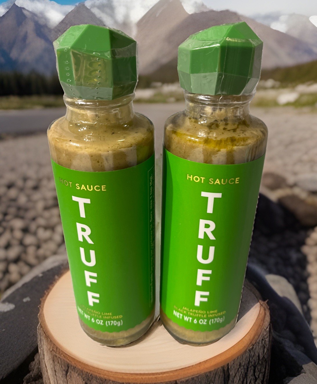 TRUFF, Black Truffle Hot Sauce, Jalapeno Lime 6 oz (pack-2) Exp 08/27 Ships Free