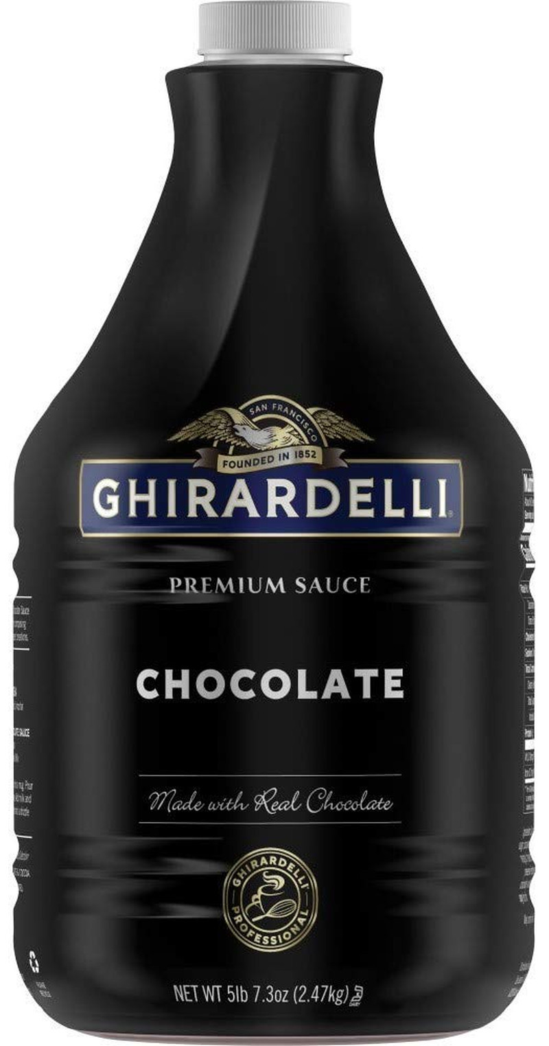 Ghirardelli Premium Sauce Net Wt 5 Lb, 7.3 Oz, Chocolate, 87.3 Oz