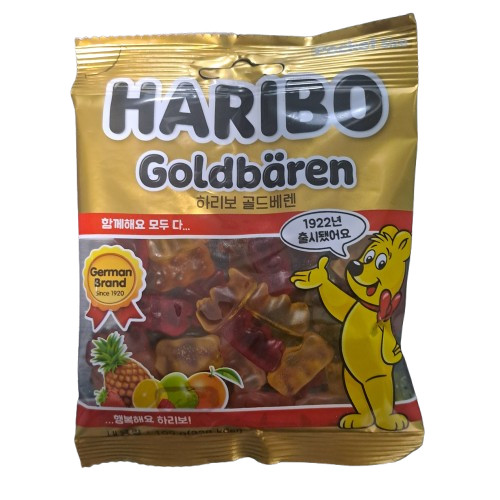 Haribo Goldbears 100g 3.52oz Goldbären Gummy Jelly [Best Before Sep 1 2026]