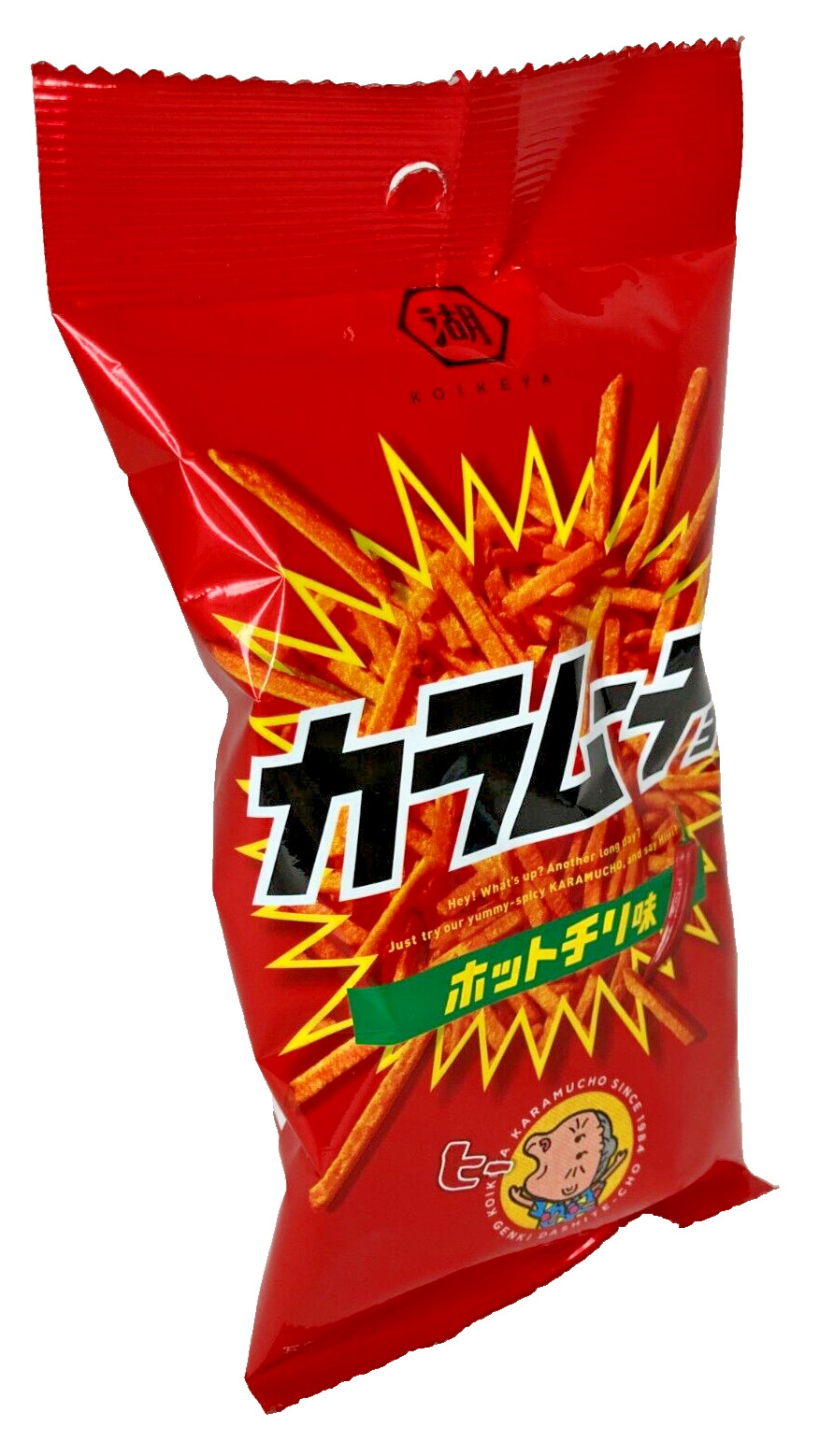 Japan Potato Snacks Koikeya Slim Bag Stick Karamucho Hot Chili Flavor 34g×6 bags