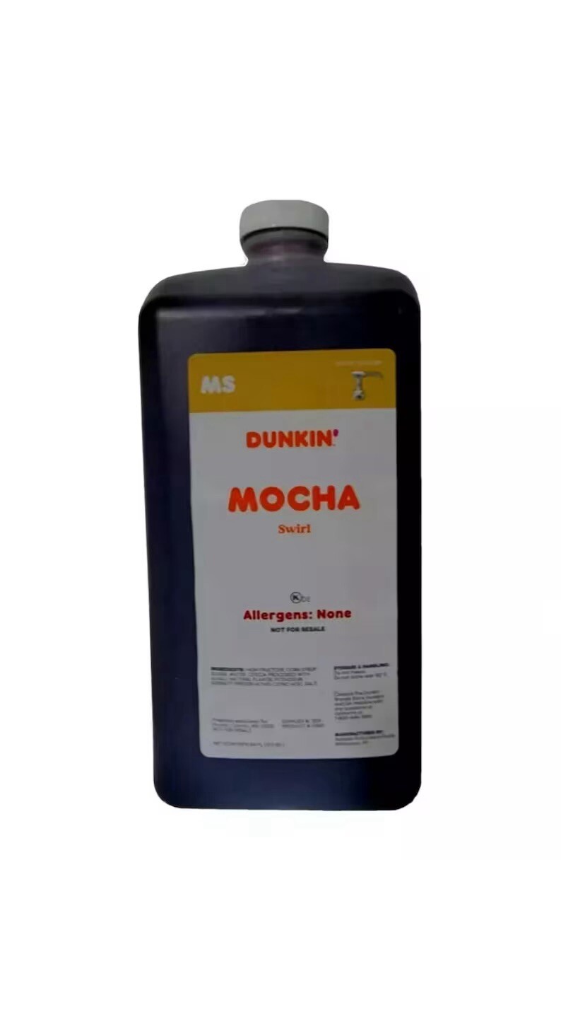 Dunkin Donuts Mocha Swirl 64 Oz Jug With Pump