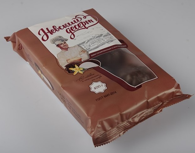 Chocolate‑Glazed Vanilla Zefir, 400 g – Russian Marshmallow Confectionery