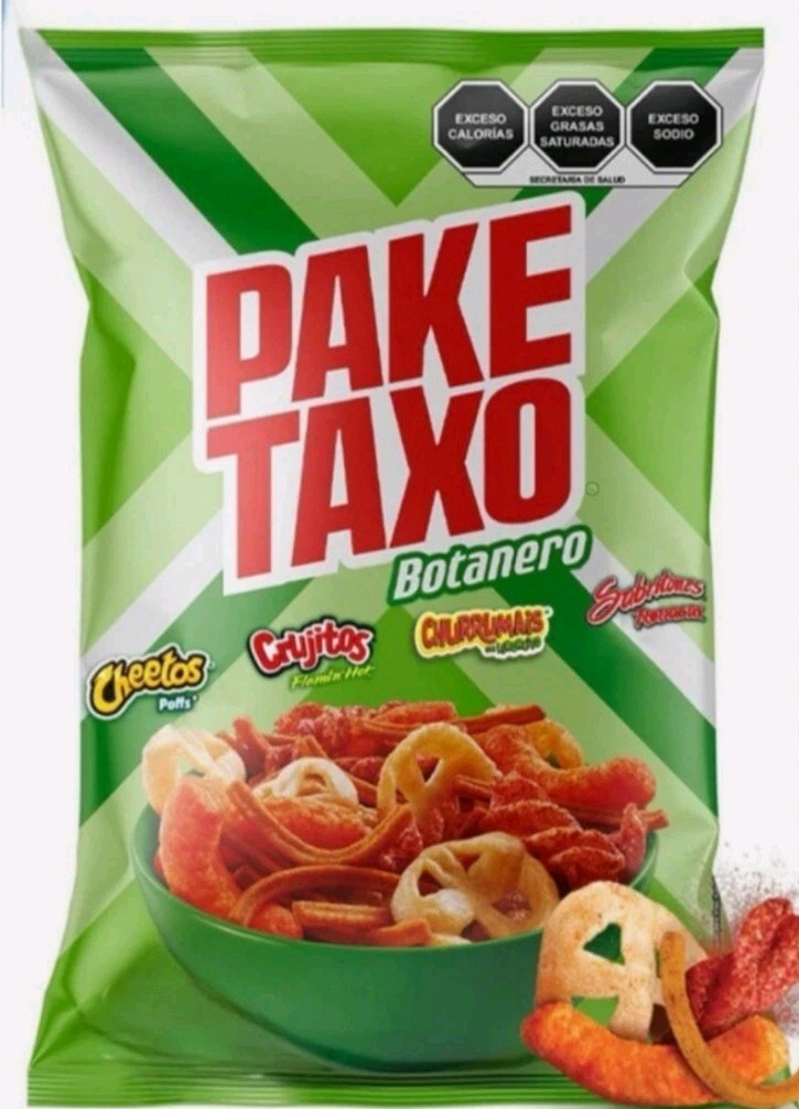 5X PAKE TAXO BOTANERO SABRITAS CHIPS – 5 BAGS OF 41g EACH- FREE SHIPPING