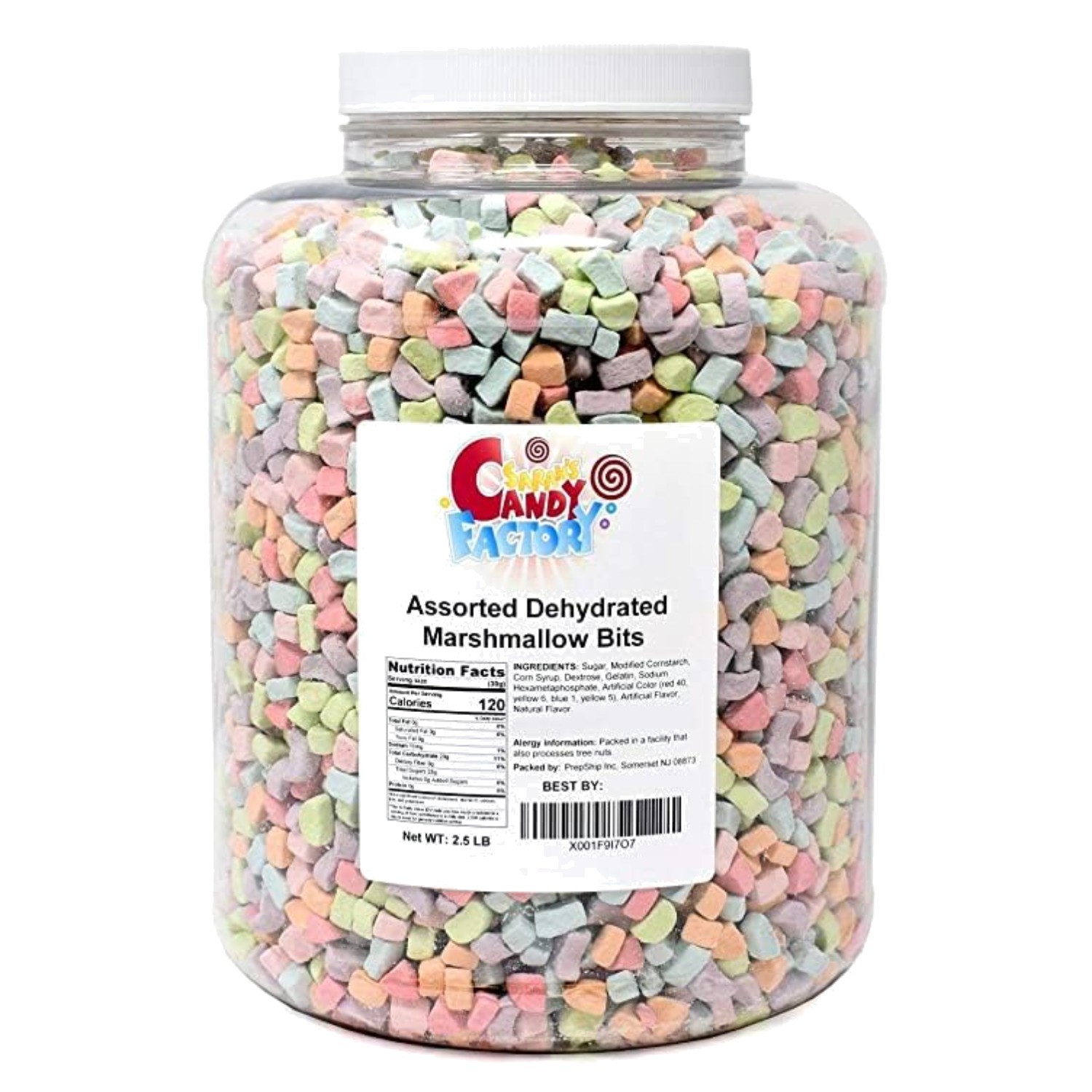 Assorted Dehydrated Marshmallow Bits, 2.5 lbs