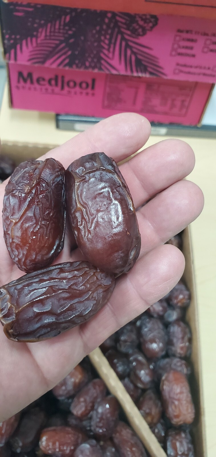 5 LB JUMBO’S PREMIUM ORGANIC MEDJOOL DATES FRESH ARIZONA’S GROWN.