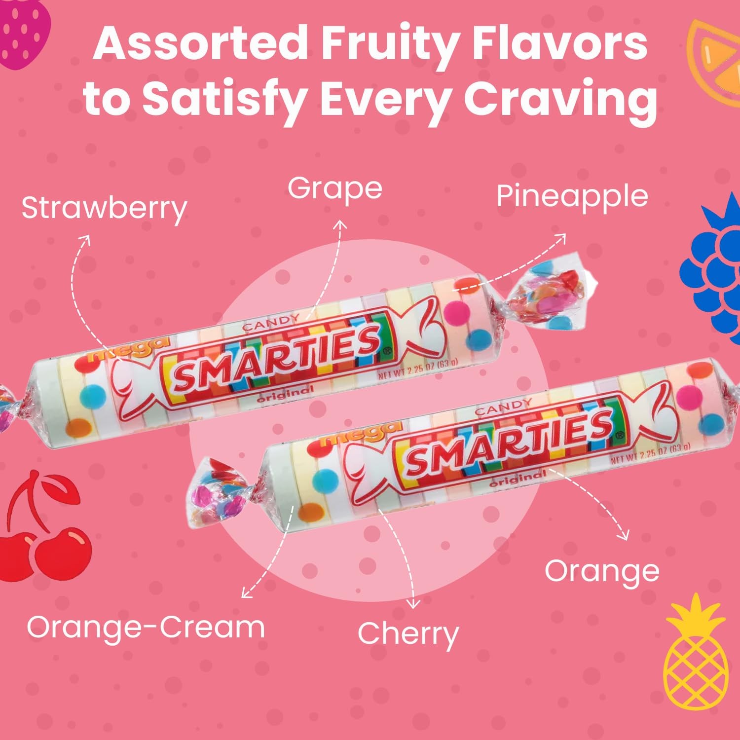 Candy Mega Rolls – Gluten & Vegan Free – Assorted Flavor Treat – Peanut Free …