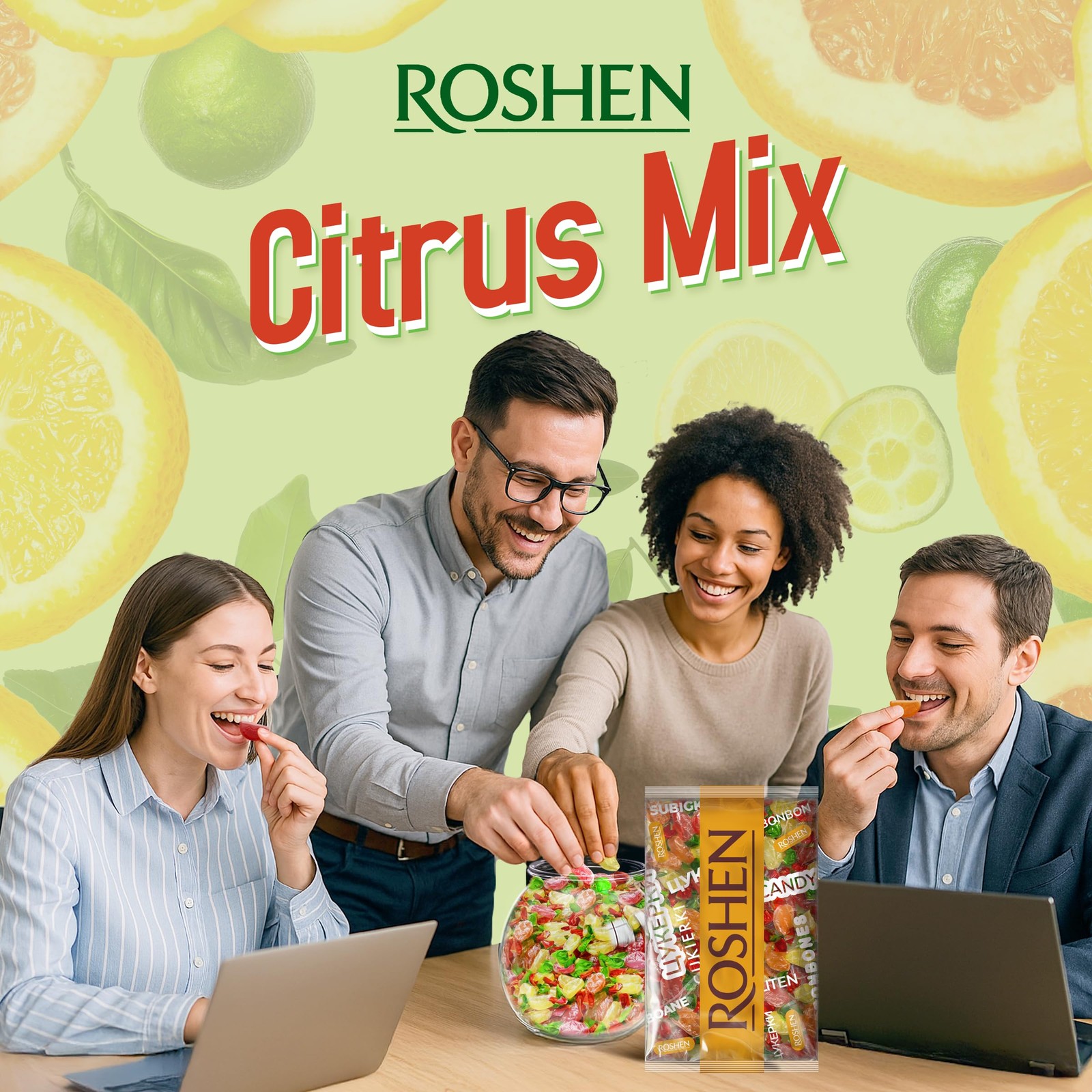 Citrus Mix Hard Candy – Assorted Fruit Flavors, Individually Wrapped, Bulk 2….