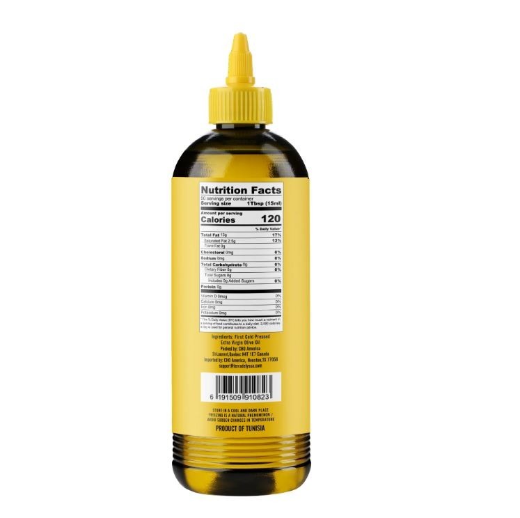 Terra Delyssa Single Origin EVOO Squeeze Bottle, Smooth, 25.5 fl oz.