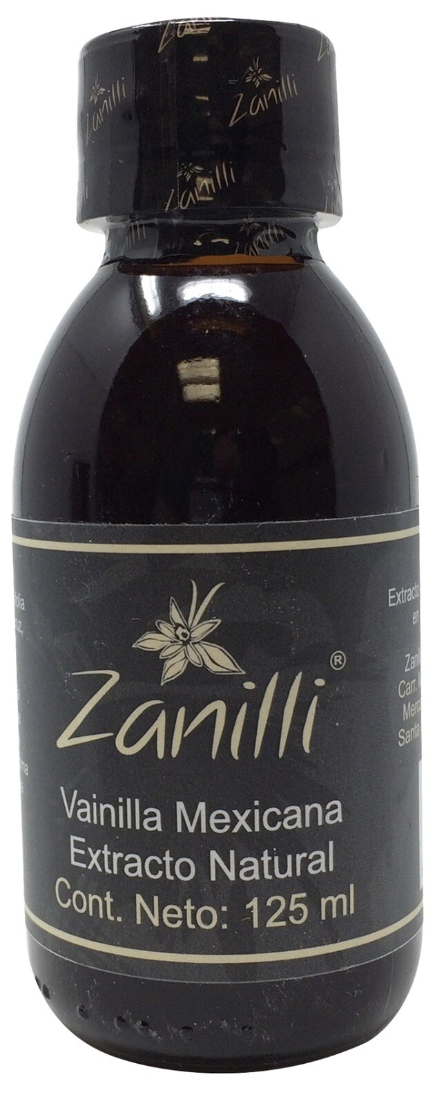 ZANILLI Vainilla Mexicana Saborizante Natural 125mL Glass Bottles Vanilla 🚒⚡️