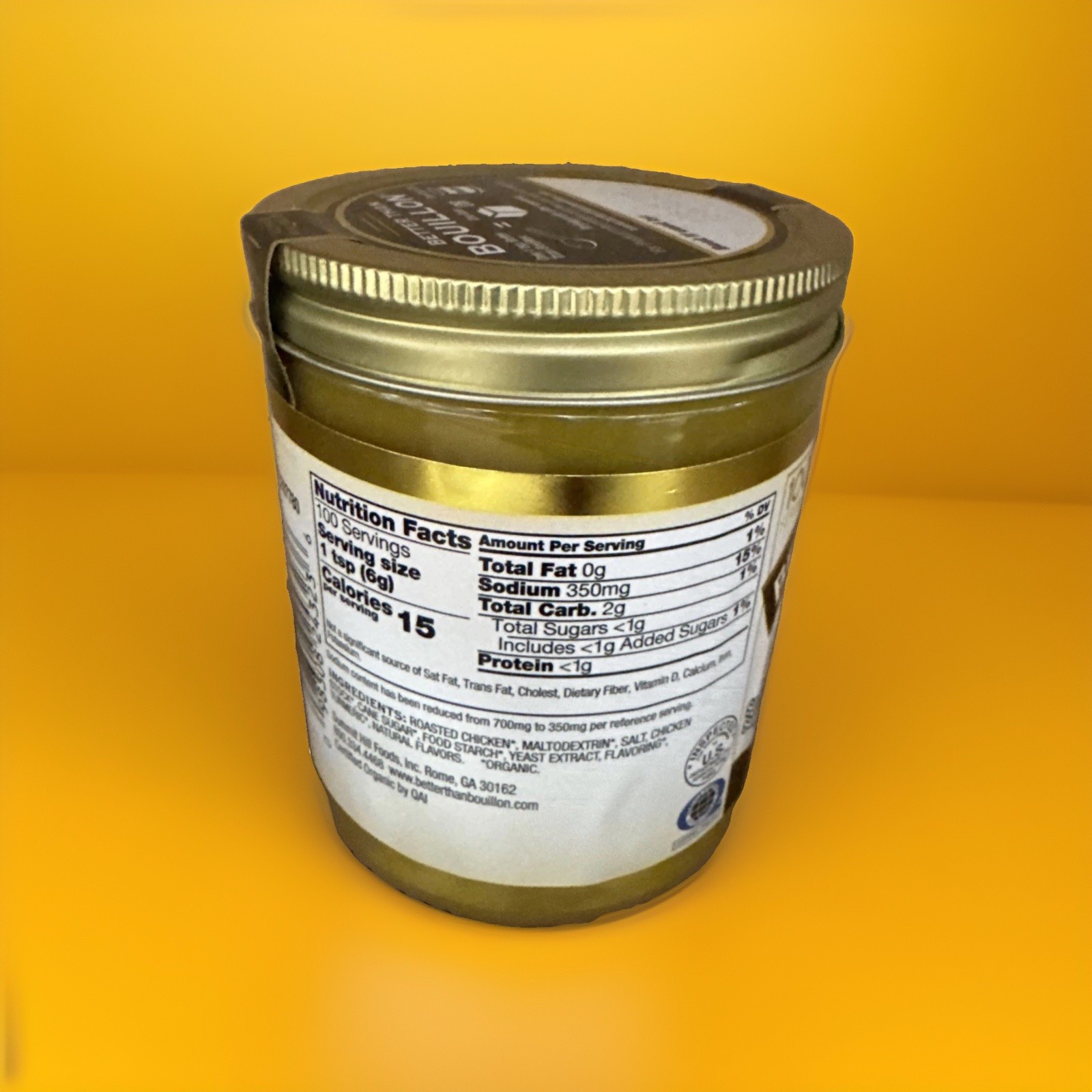 Better Than Bouillon Organic Roasted Chicken Base, 21 oz