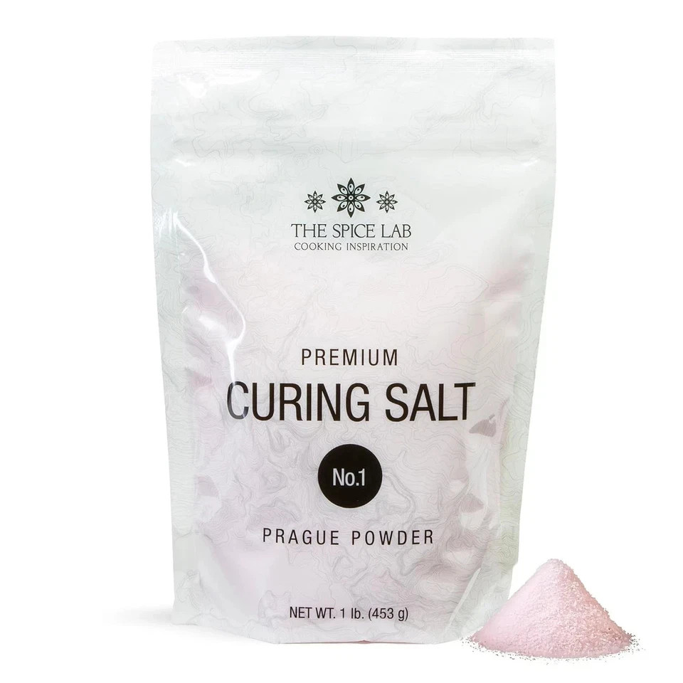 The Spice Lab Curing Salt No. 1 – Pink Prague Powder 16 Ounce (Pack of 1)