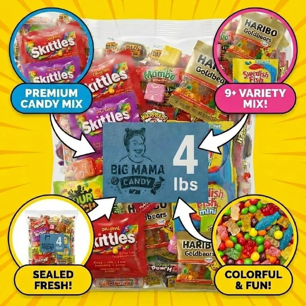 Mix Candy Variety Pack 1 lbs – Bulk Candy Individually Wrapped – Assorted Can…