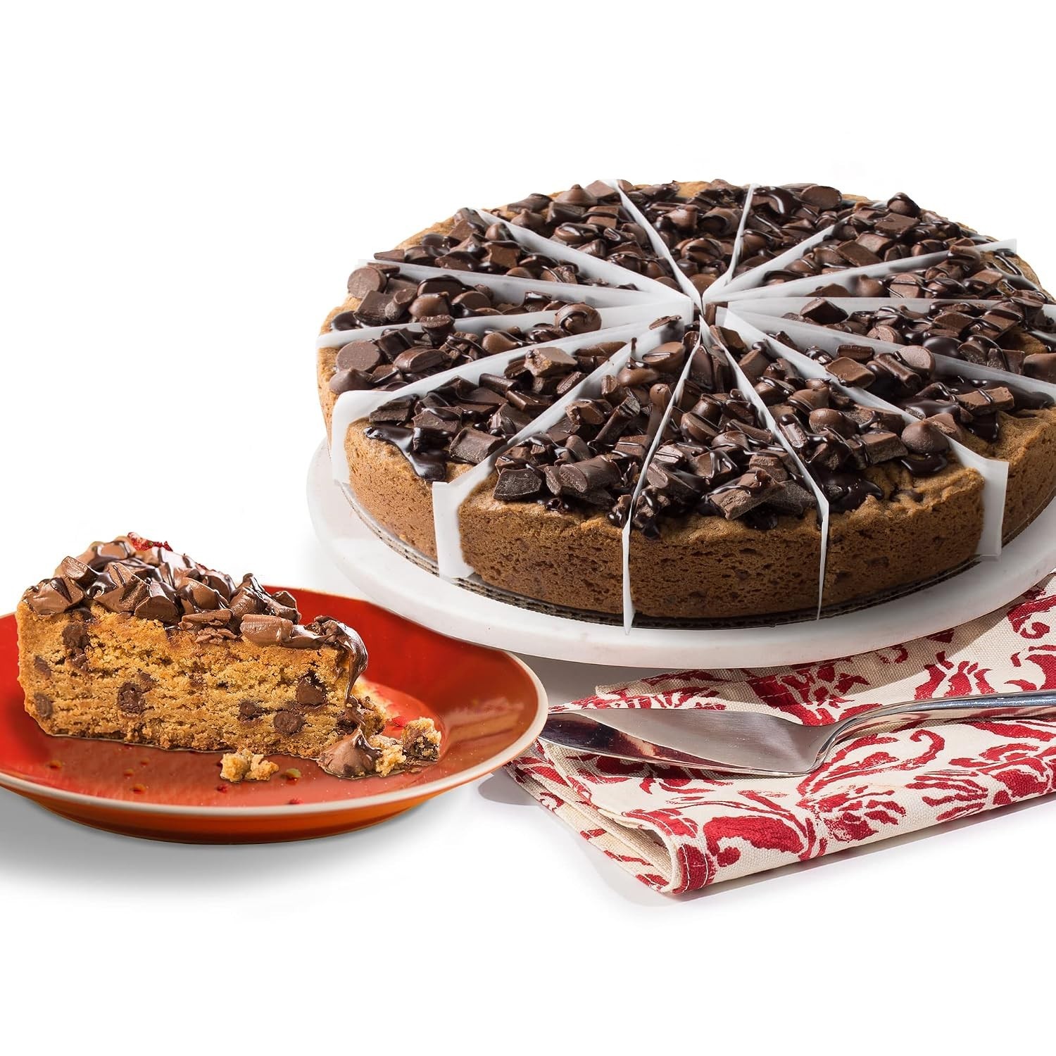 Gourmet Chocolate Chip Cookie Pie – 14 Slices, Bakery Fresh