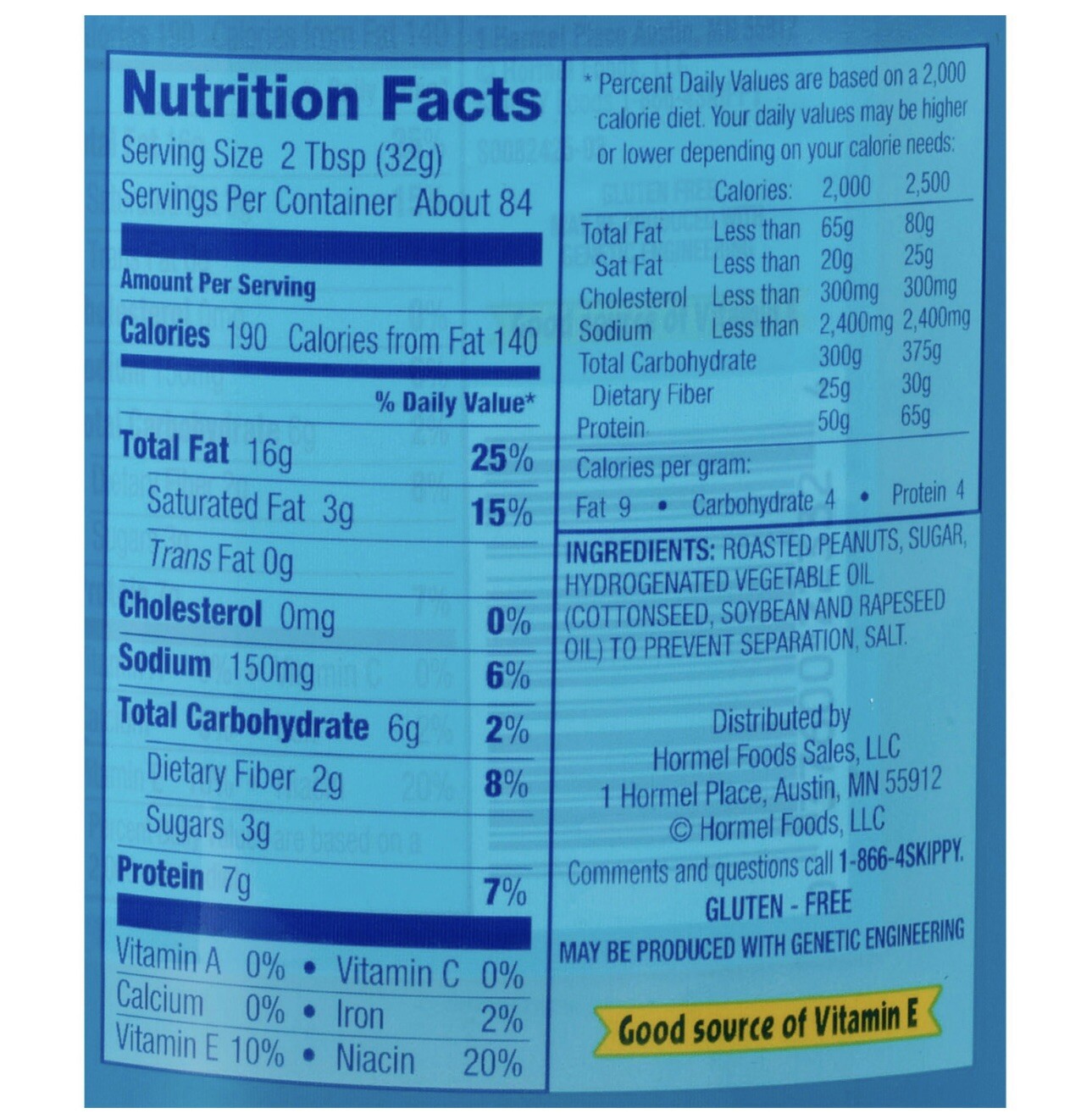 SKIPPY Creamy Peanut Butter, 48 Ounce Jar Twin Pack Pack of 2