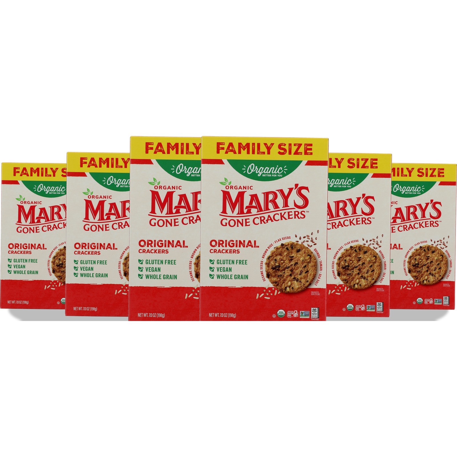 Original Organic Crackers By Mary’S Gone 7Oz 6 Pack