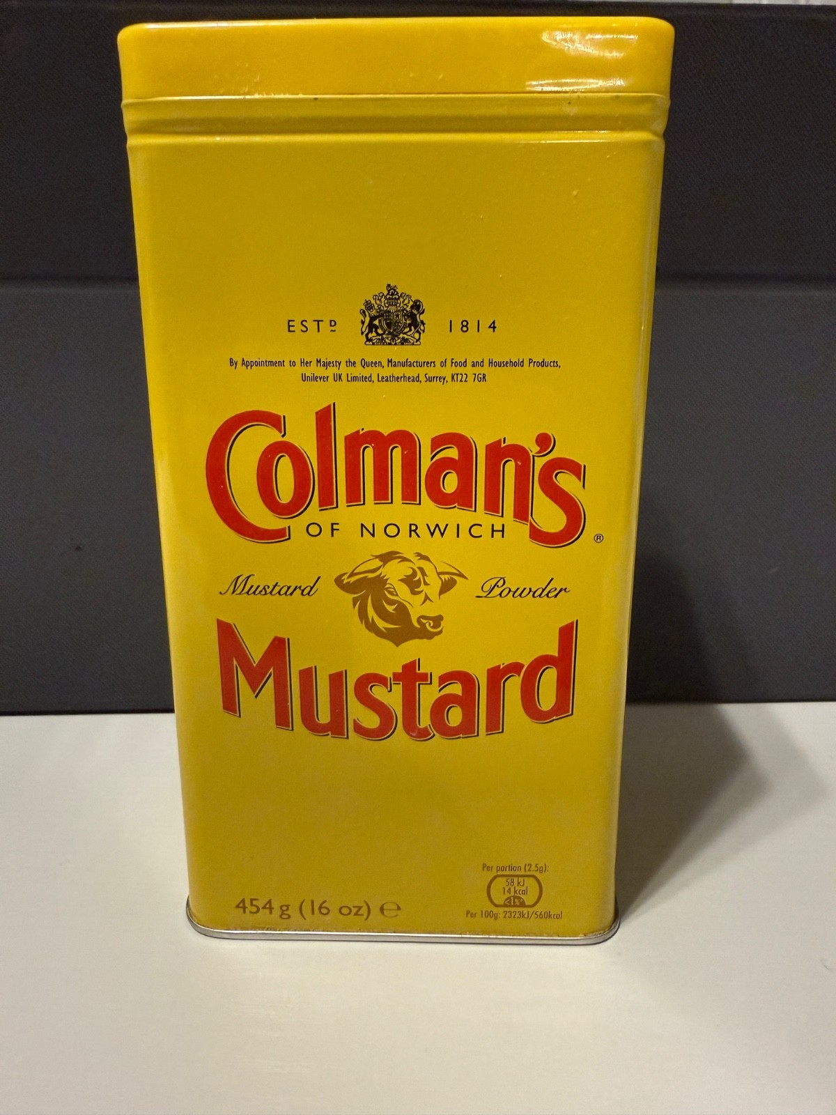 Colman’s Mustard Double Superfine Mustard Powder 16 Oz New