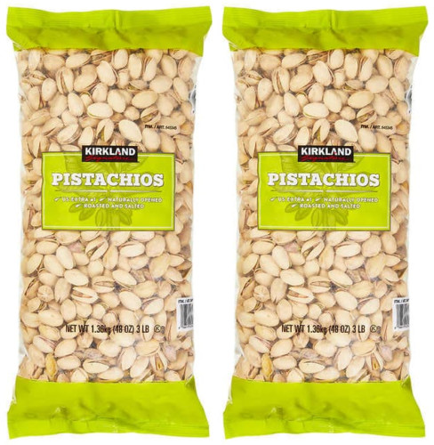 Kirkland Signature In-Shell Pistachios Roasted and Salted US 48oz (2 Pack)