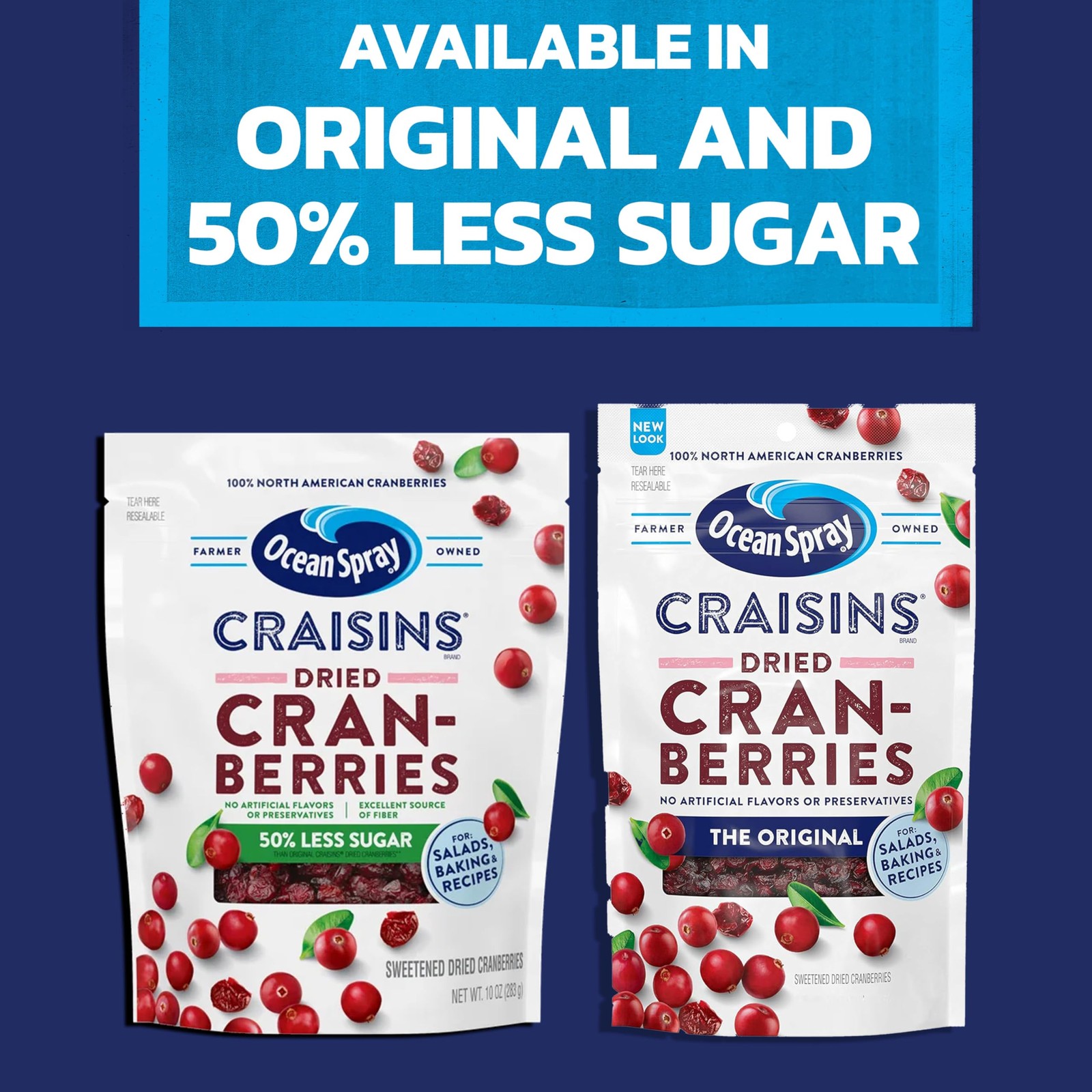 Ocean Spray® Craisins® Original Dried Cranberries, 48 Ounce (Pack of 1)