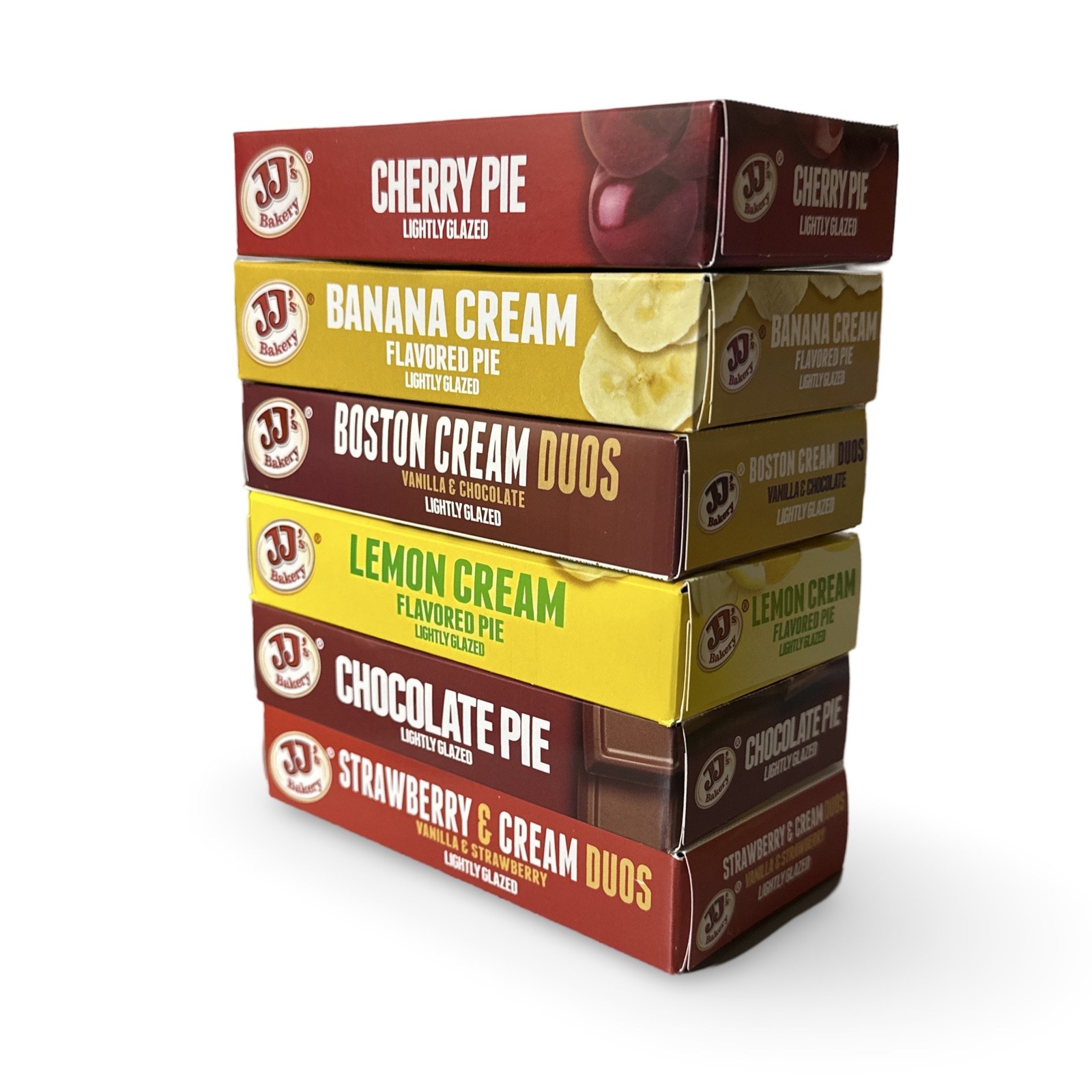 JJ’s Bakery Cream Pie Variety Pack by 6 Flavors | 6 Pack