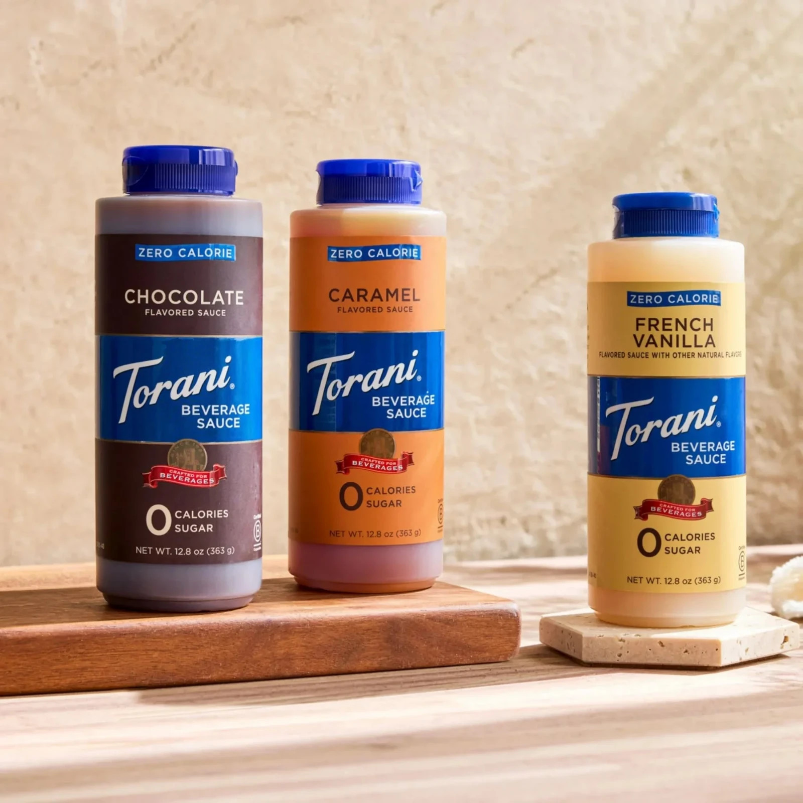 (pack of 2)Torani Zero calorie caramel Beverage Sauce 12.8 oz (Each)….