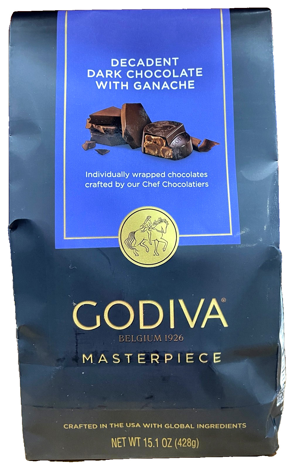 Godiva Masterpieces Dark Chocolate Ganache 15.1 Oz EXP 11/2026