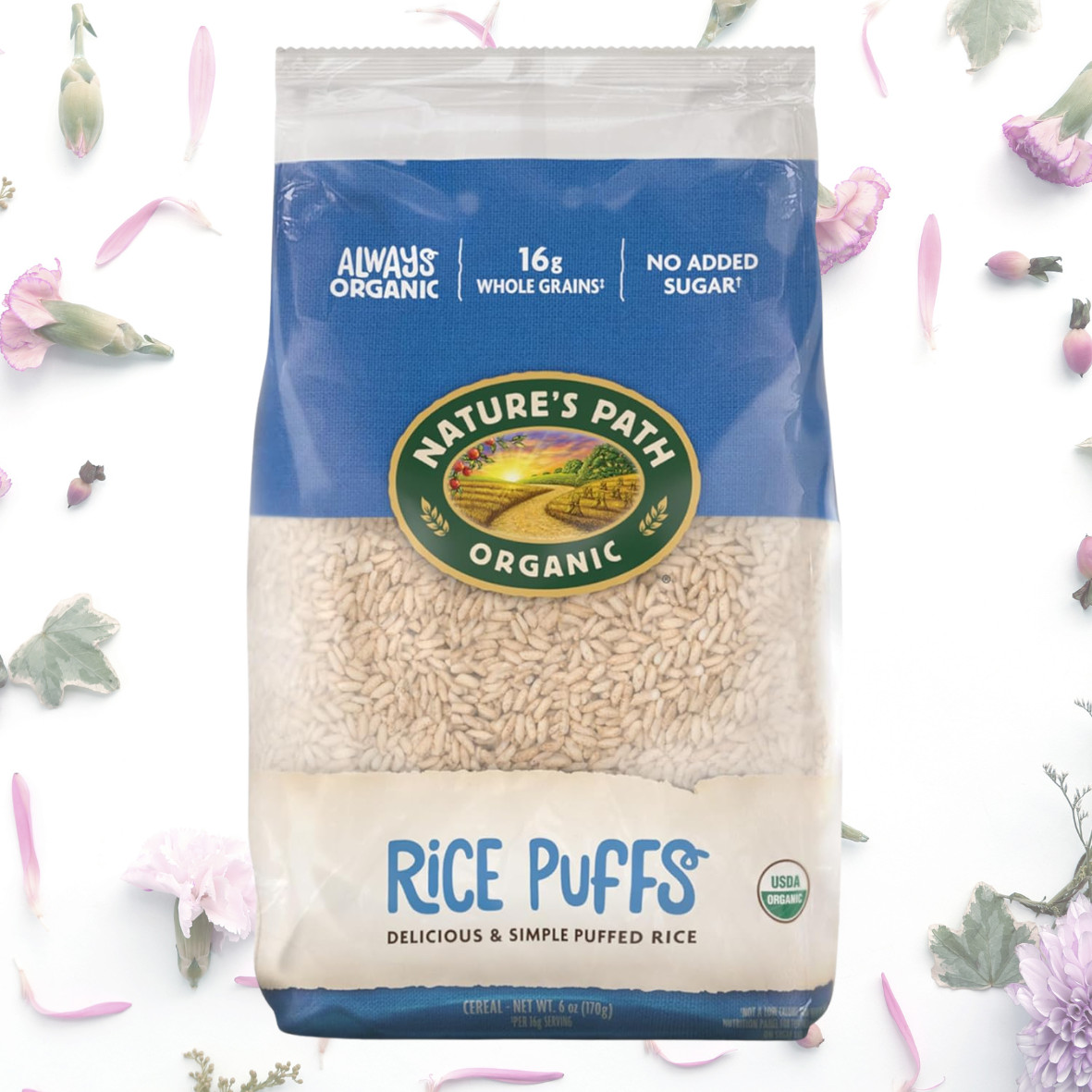 Nature’s Path Organic Rice Puffs Cereal, 6 oz