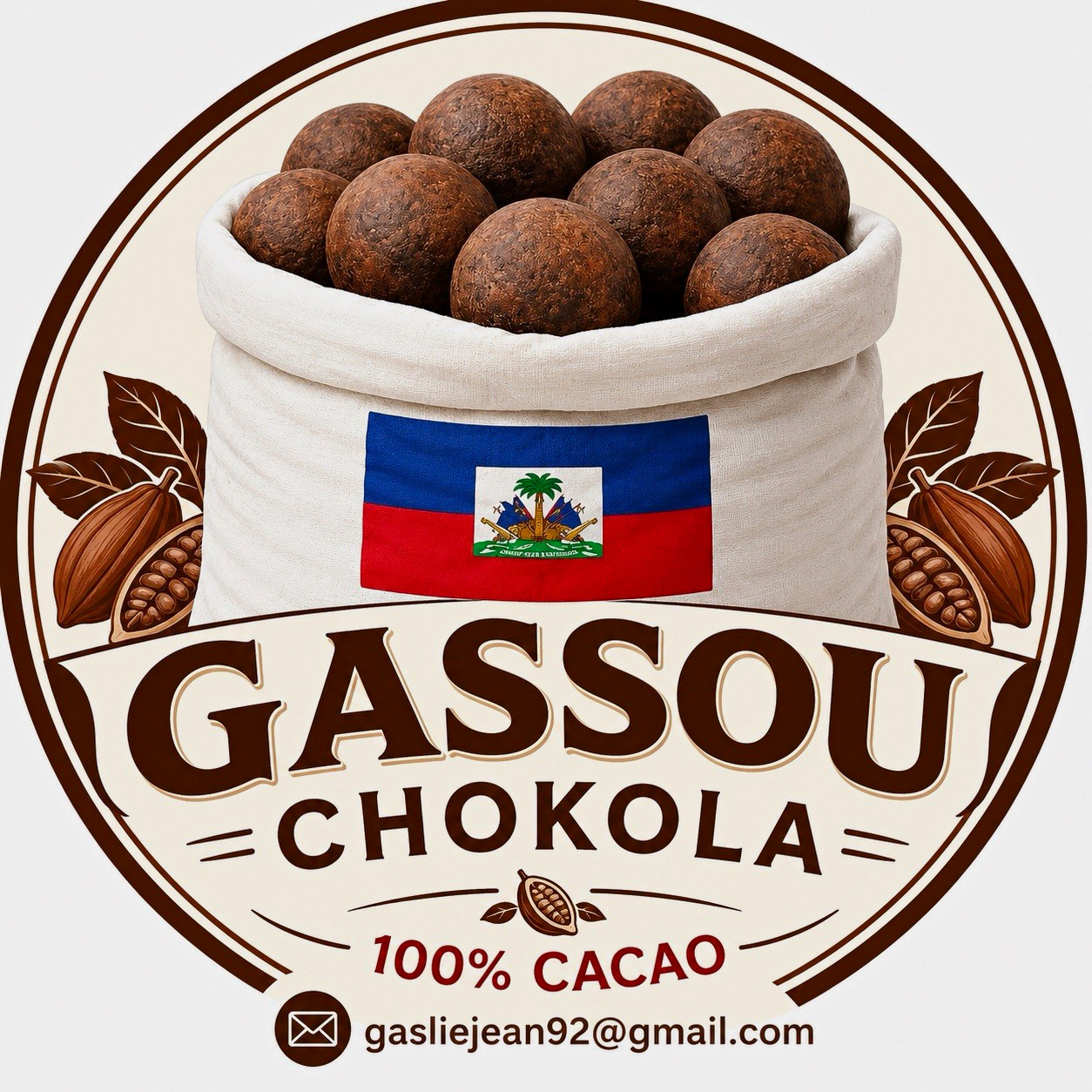 GASSOU Chokola Cooking Chocolate & Cocoa, 100% Cocoa Content (Cacao)