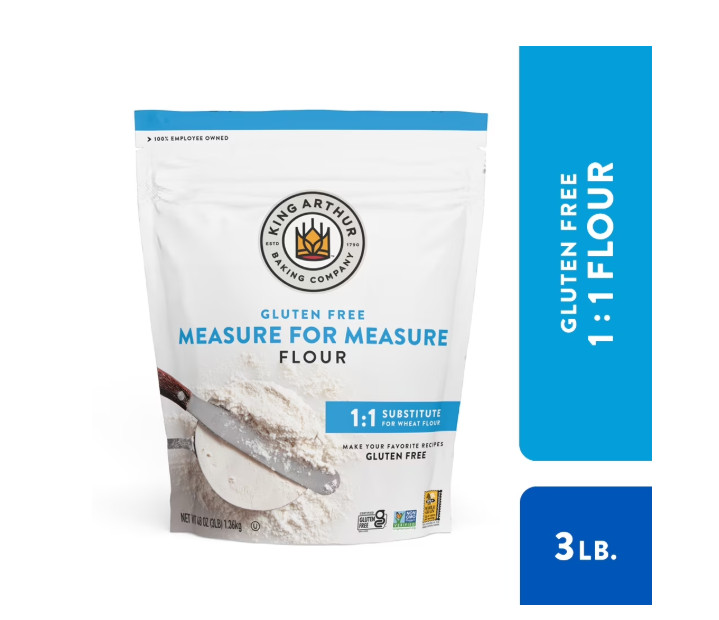 King Arthur Baking Company Non-GMO Project Verified, Certified Gluten-Free Measu