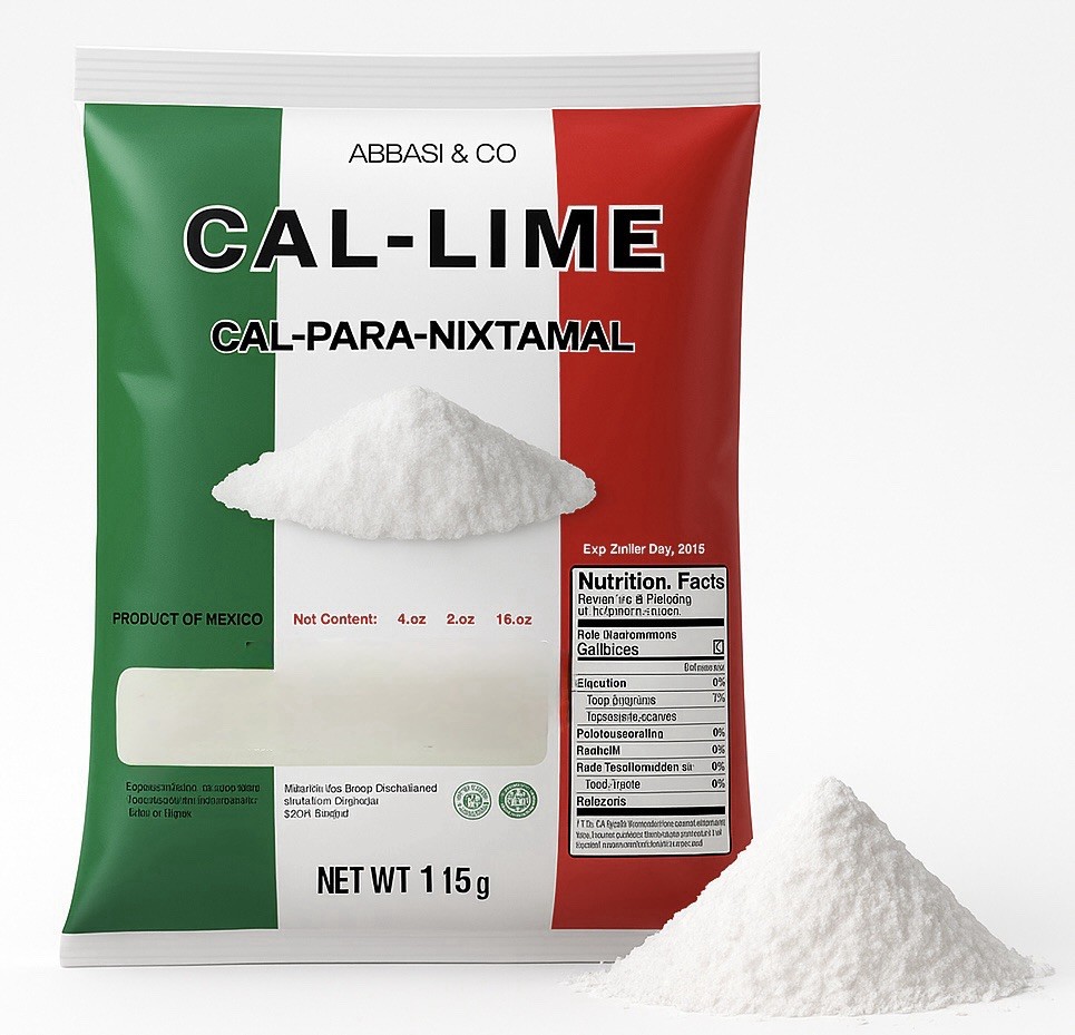 Mexican Cal (Lime Powder) 4 oz (114 gr) for Nixtamalization | Premium Quality