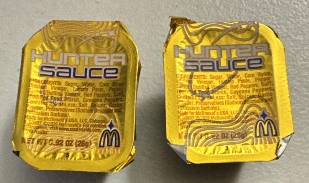 2026 McDonald’s K-Pop Demon Hunters Sauce (2 Count) *Limited Time Available*