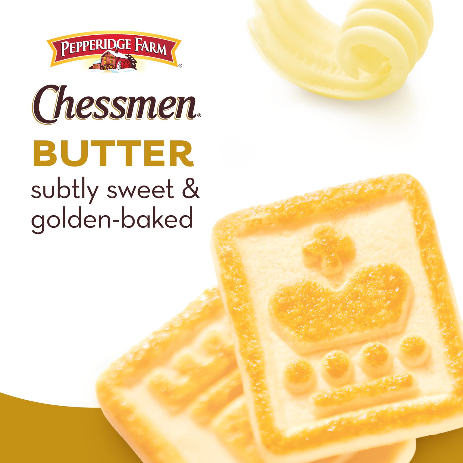 Pepperidge Farm Chessmen Butter Cookies, 7.25 oz (Pack of 1),