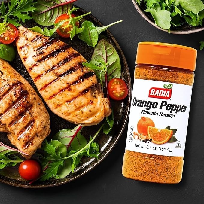 6.5 oz Badia Orange Pepper Seasoning/Poultry/Meat/Sazon/de/Naranja/Pimienta