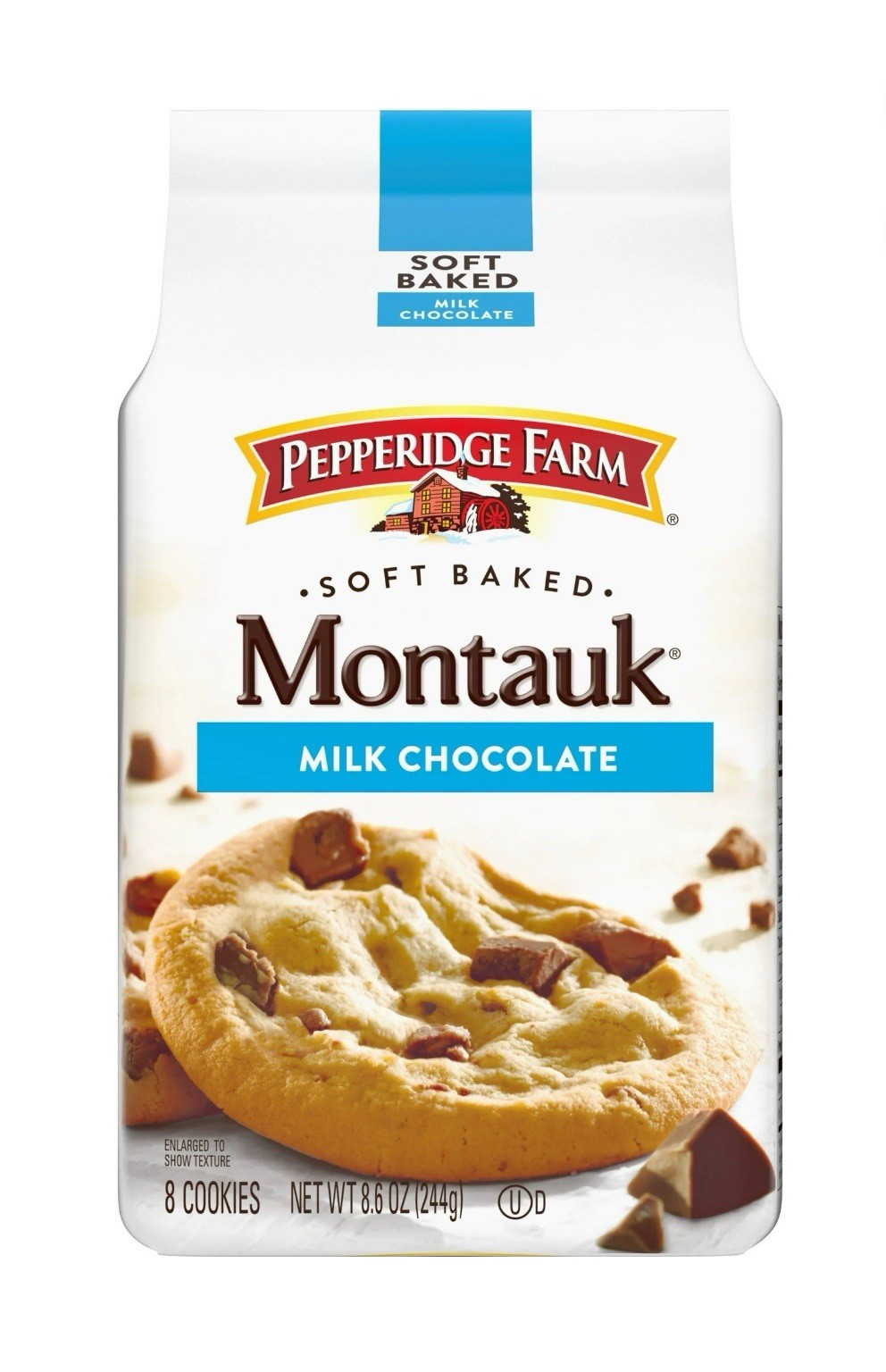 🔵 New Pepperidge Farm Soft Baked MONTAUK Milk Chocolate Pastries Cookies 8.6oz