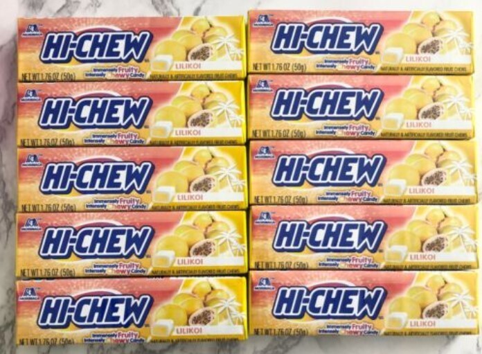🌺Hi Chew Morinaga Chewy Candy 1.76 oz – Lilikoi (Pack of 10)
