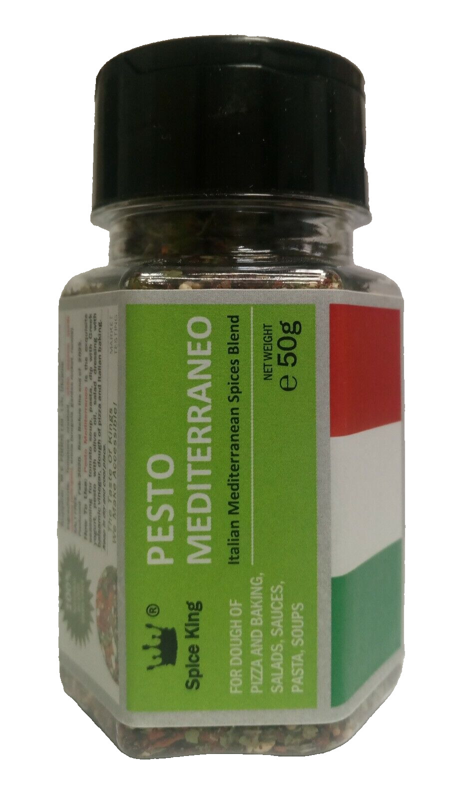 Italian Herbs Blend Seasoning Pesto Mediterraneo Spice King 40 g 1.41 oz