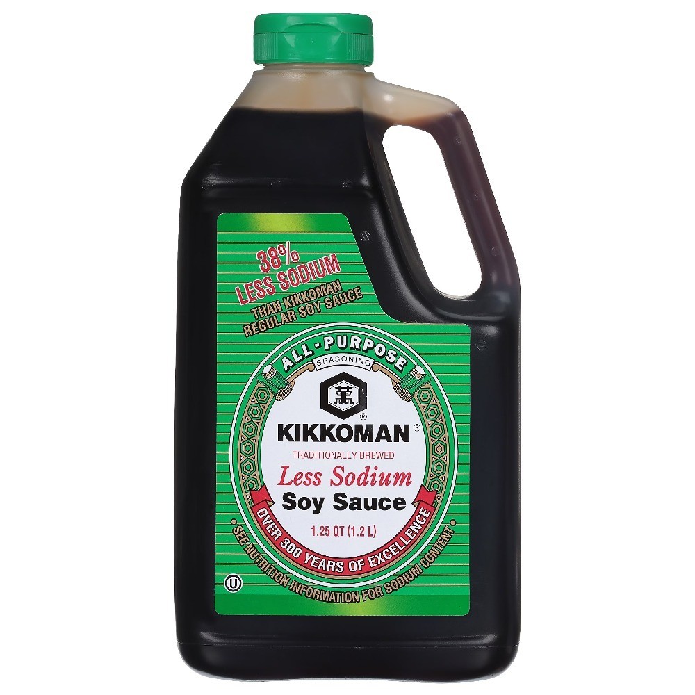 Low Sodium Soy Sauce 40oz All Natural Brewed Premium Light Soy Sauce for Cooking