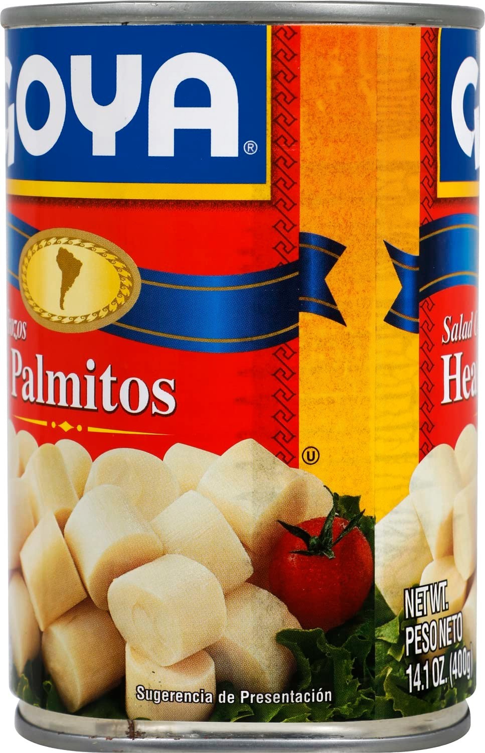 Goya Foods Salad Cut Hearts of Palm Palmitos, 14Ounce Pack of 12