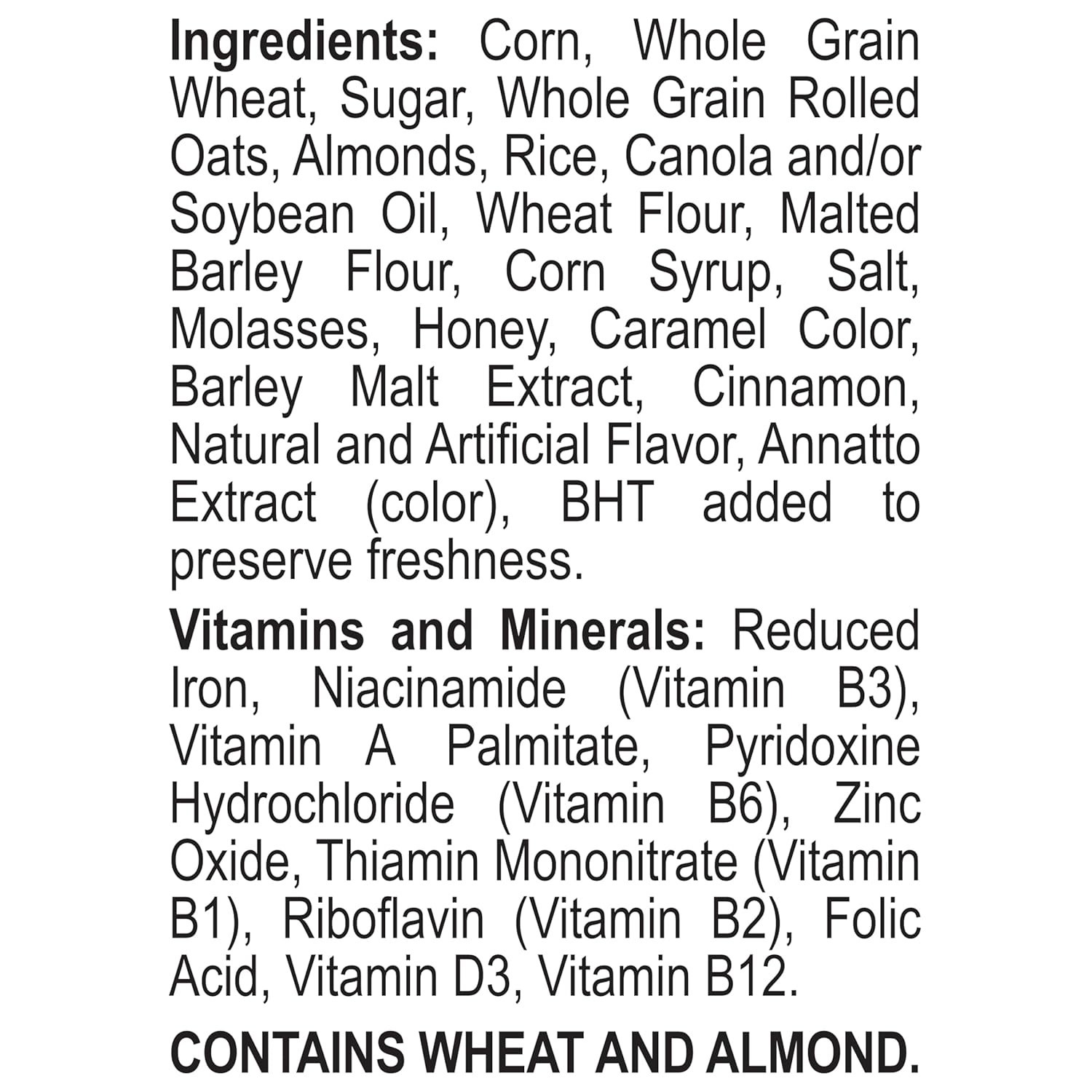 Delicious Almond Cereal – 23oz Whole Grain Packs of 2 for Healthy Mornings