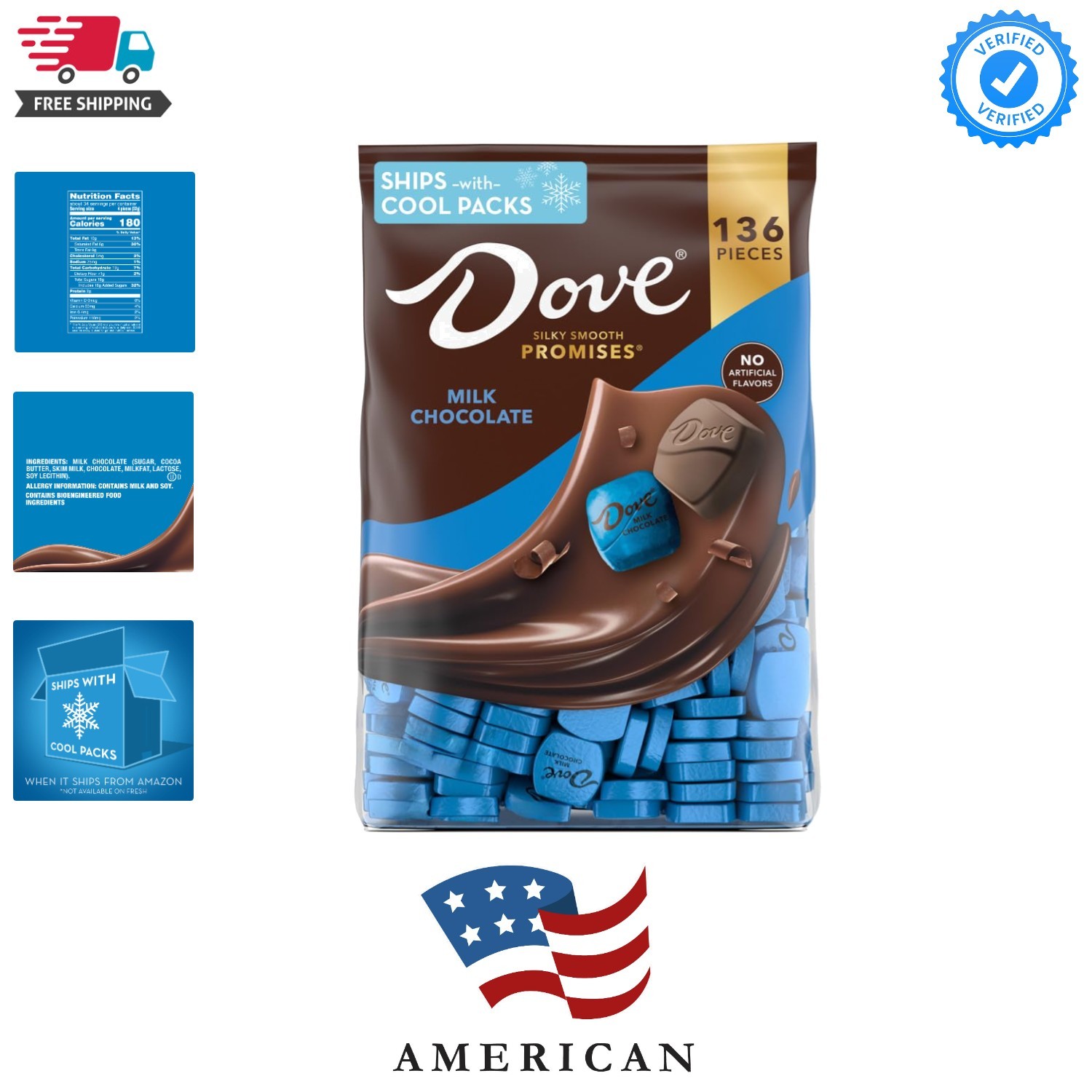PROMISES Milk Chocolate Candy Individually Wrapped Bulk Pack 38.09 oz, 136 Pi…