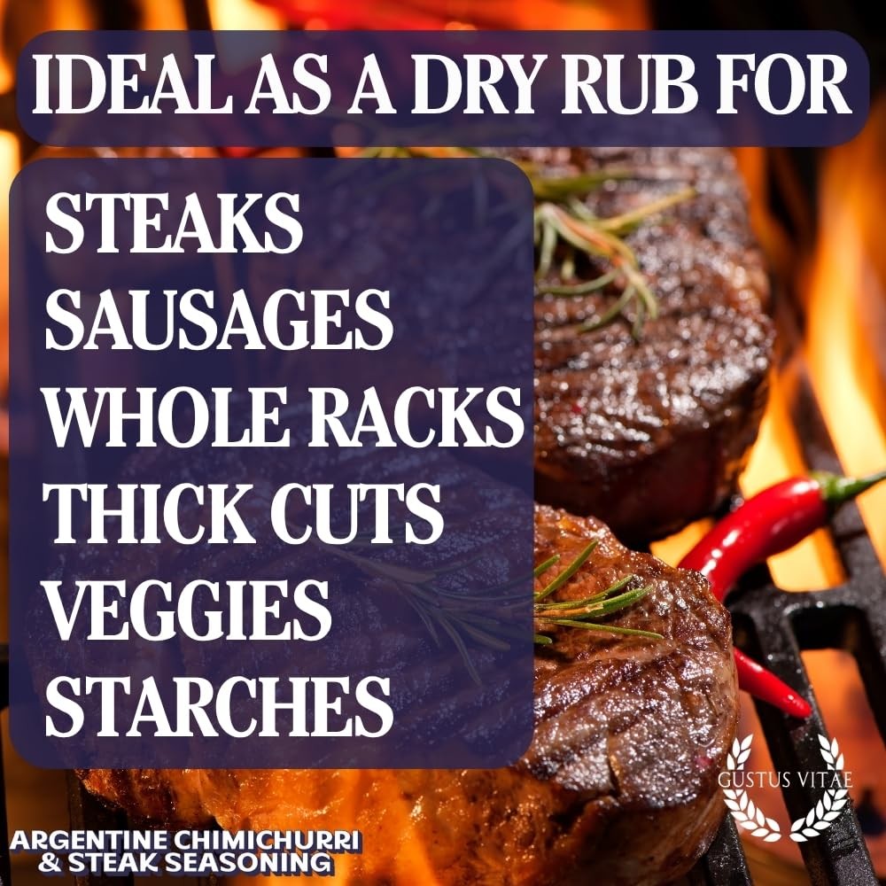 Argentine Chimichurri & Steak Seasoning | Gourmet Seasoning | Artisan Spice Blen
