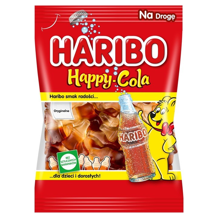 3 x Haribo HAPPY COLA – Jelly Cola Bottles Bag 3 x 85g / 2.99oz