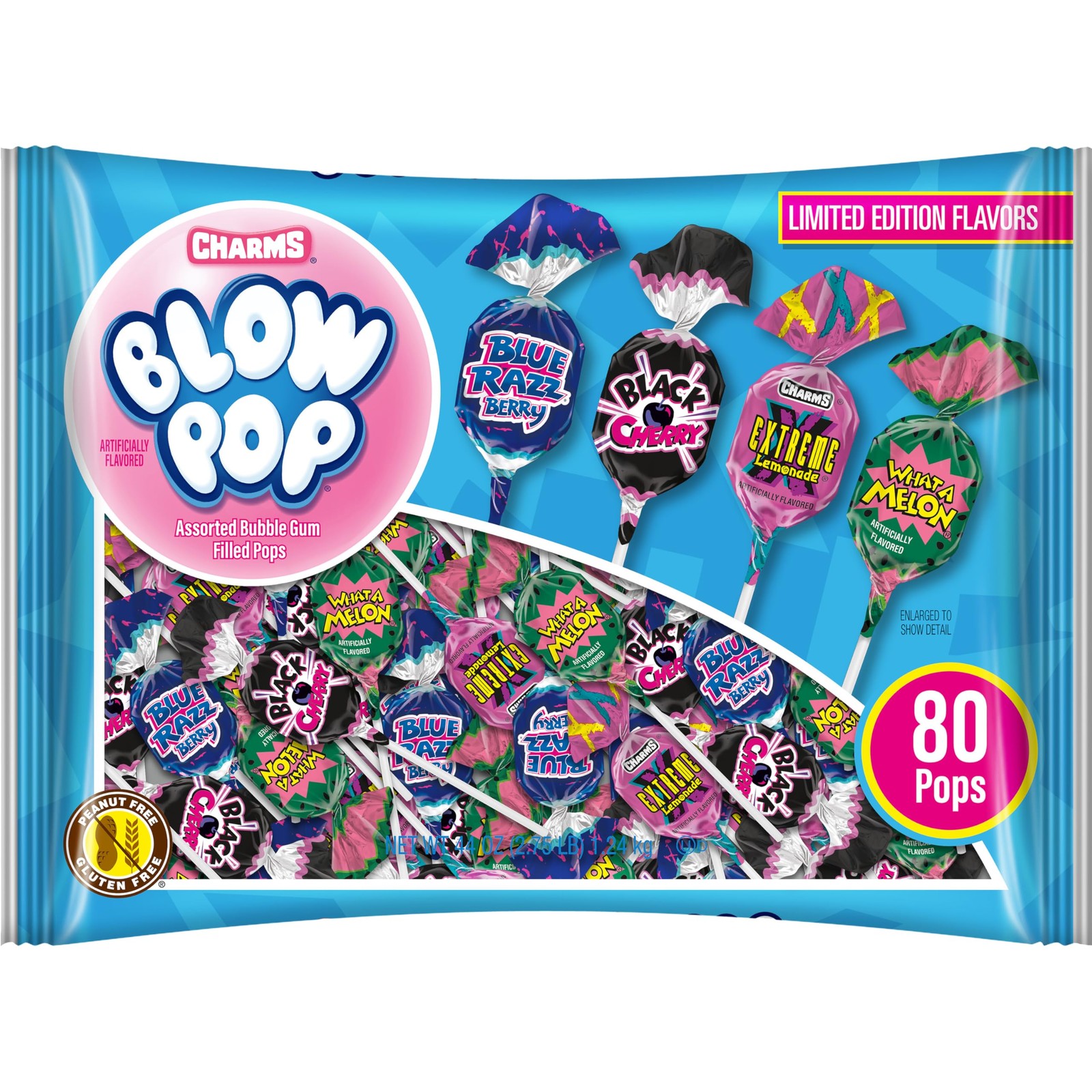 Blow Pop Lollipops Limited Edition Assortment – Blue Razzbery, Black Cherry, …
